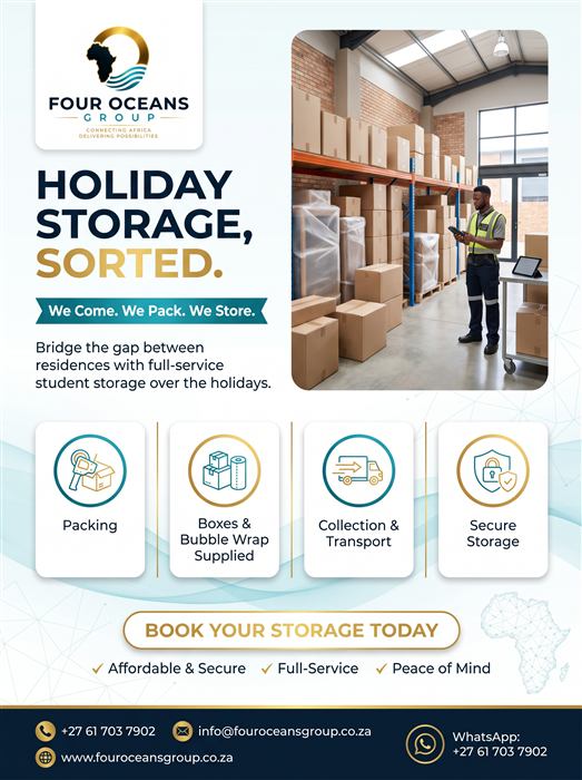 Four Oceans Group poster: Holiday Storage