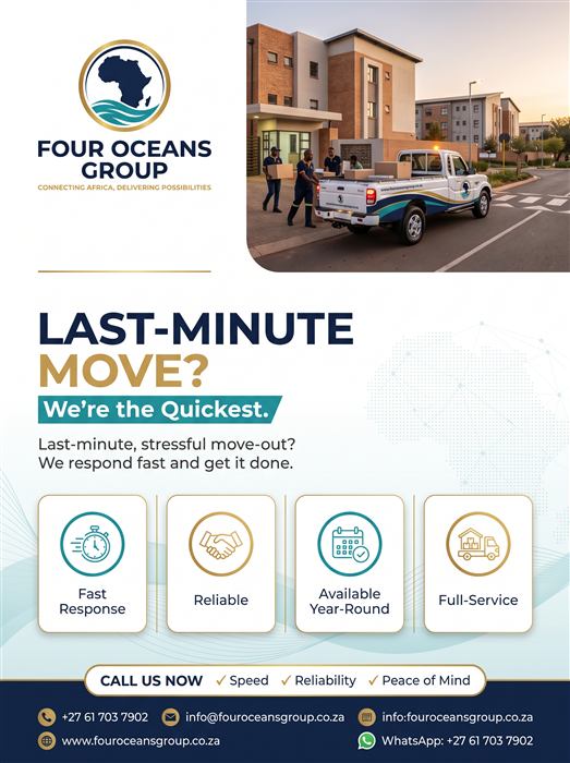 Four Oceans Group poster: Last-Minute Move