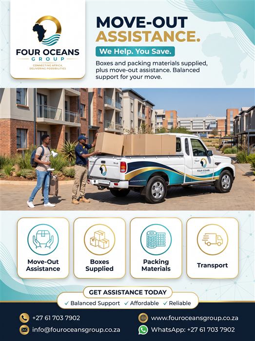 Four Oceans Group poster: Move-Out Assistance